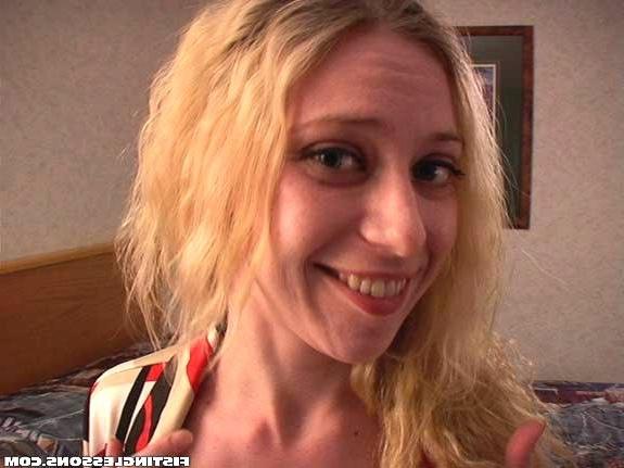 15P Freaky fisting blonde slut