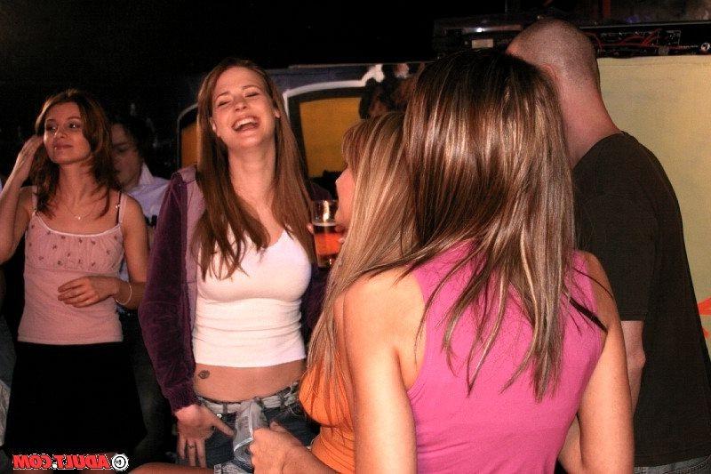 16P Hot club party turns into hardcore public groupsex fuck fest