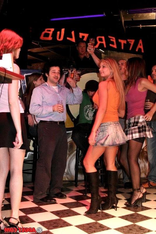 16P Hot club party turns into hardcore public groupsex fuck fest
