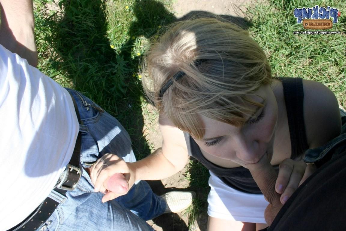 8P Crazy guy picked up a girl and fucked her near the ruins