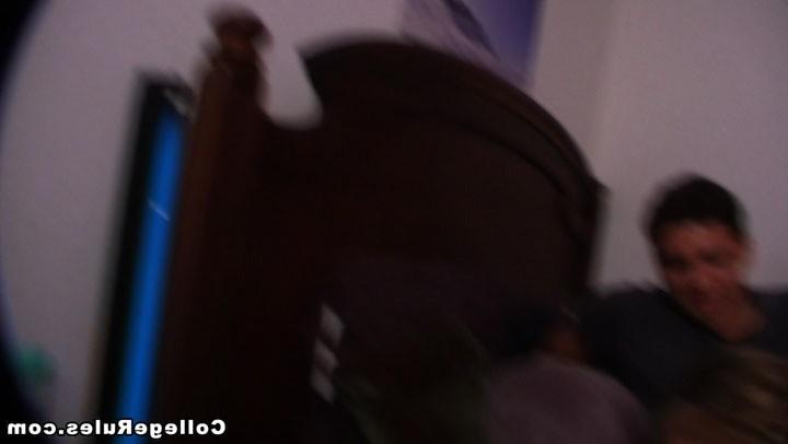 15P Hot college girls love blowjob