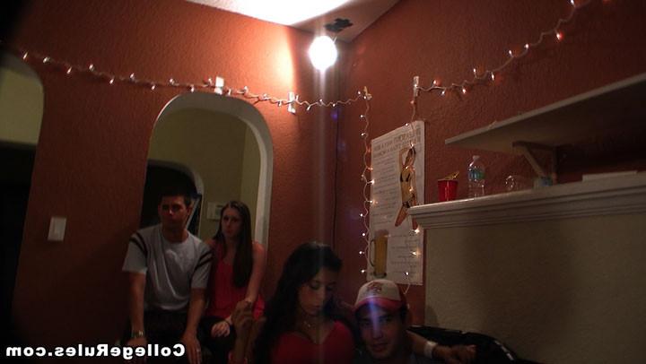 15P Hot college girls love blowjob