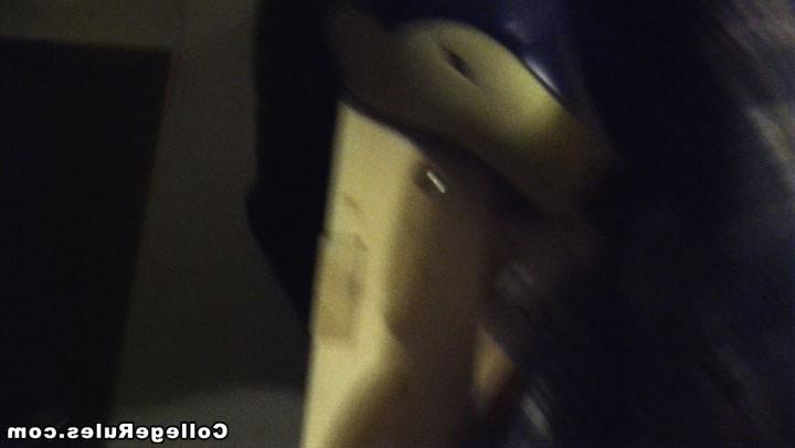 15P Tattooed college girl is getting pounded in a hard way