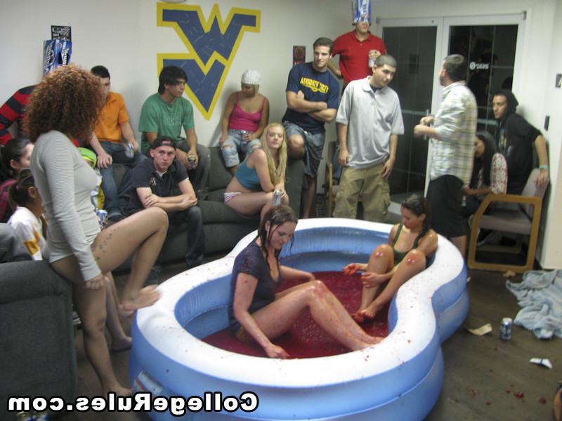 15P Busty college girl is fucked by three pervert boys