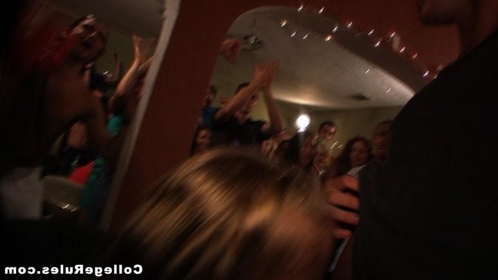 15P Hot college girls love blowjob