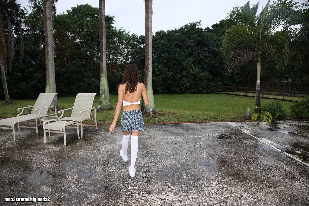 25P Mimi Allen gets fucked hard and filled with Latino cum