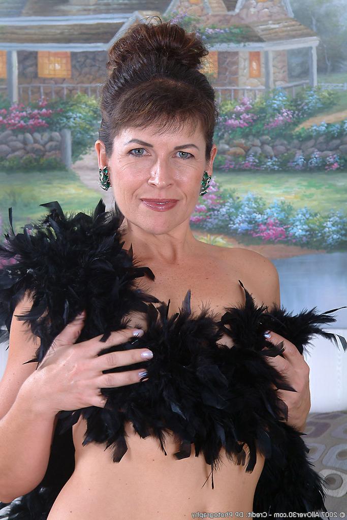 16P hot and elegant brunette in evening gown with a hairy pussy