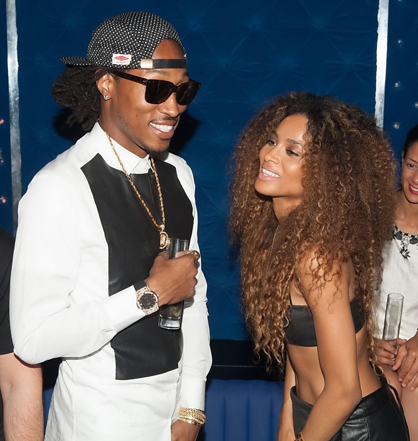 16P Ciara stunning in a tiny leather tube top for her new album launch party at Fina