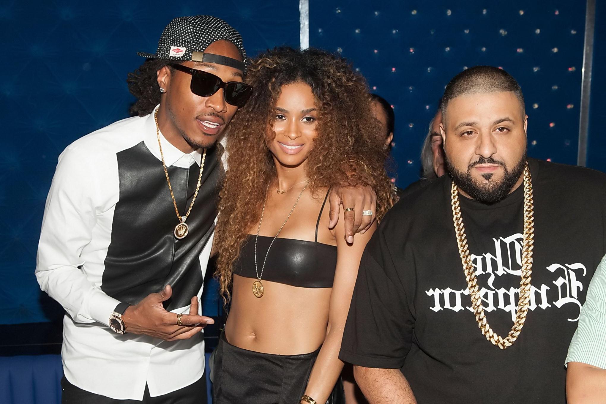 16P Ciara stunning in a tiny leather tube top for her new album launch party at Fina