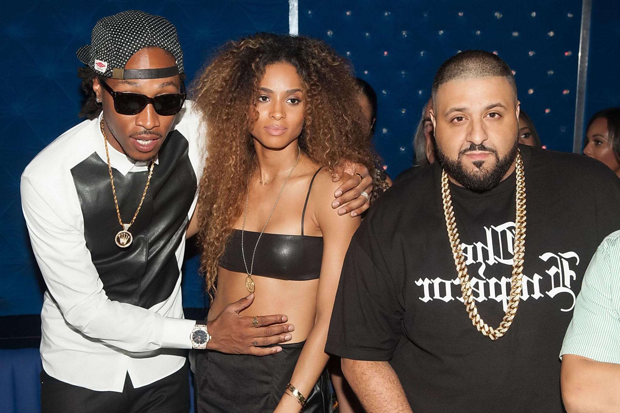 16P Ciara stunning in a tiny leather tube top for her new album launch party at Fina