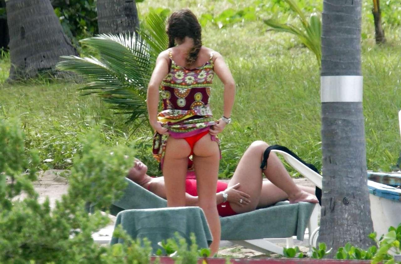 16P Rebecca Gayheart showing her nice tits on beach and yacht