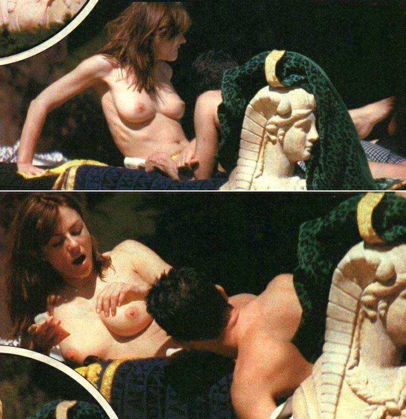 15P Elizabeth Hurley amazing nude tits and hairy bush