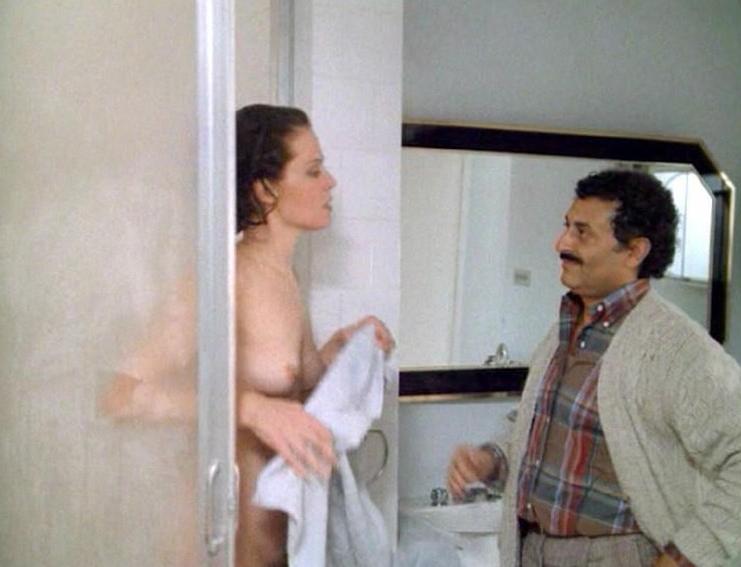 16P Sigourney Weaver shows pert titties and bush