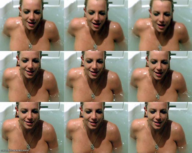 16P Britney Spears famous blowjob video caps