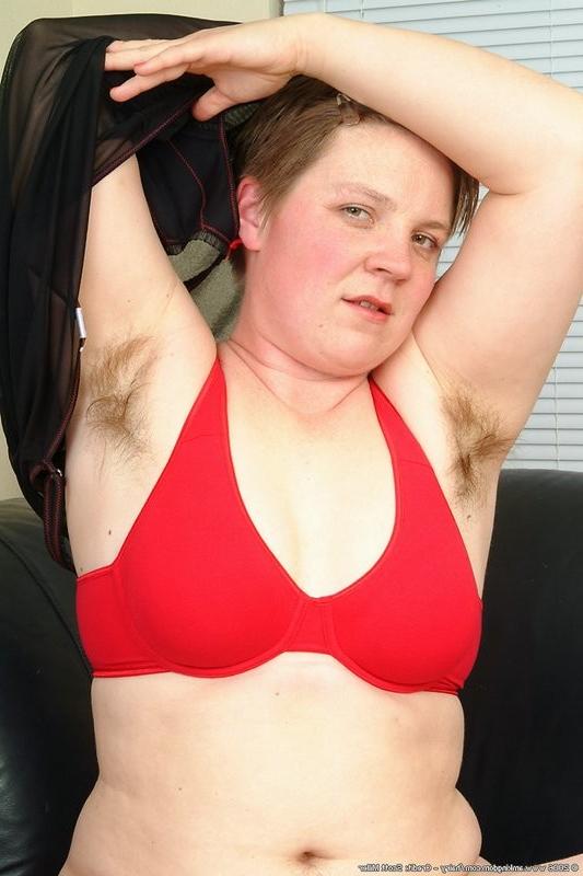 15P Big chunky butt Grace pulls her red panties aside and shows bush