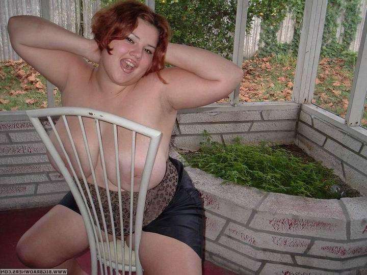 16P amateur chubby redhead woman with giant big tits