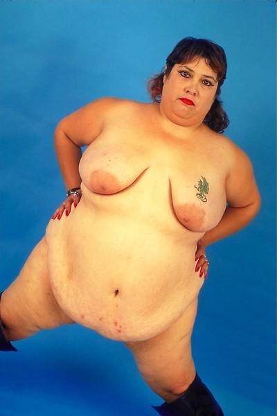 20P Giant fat girls in smooth leather