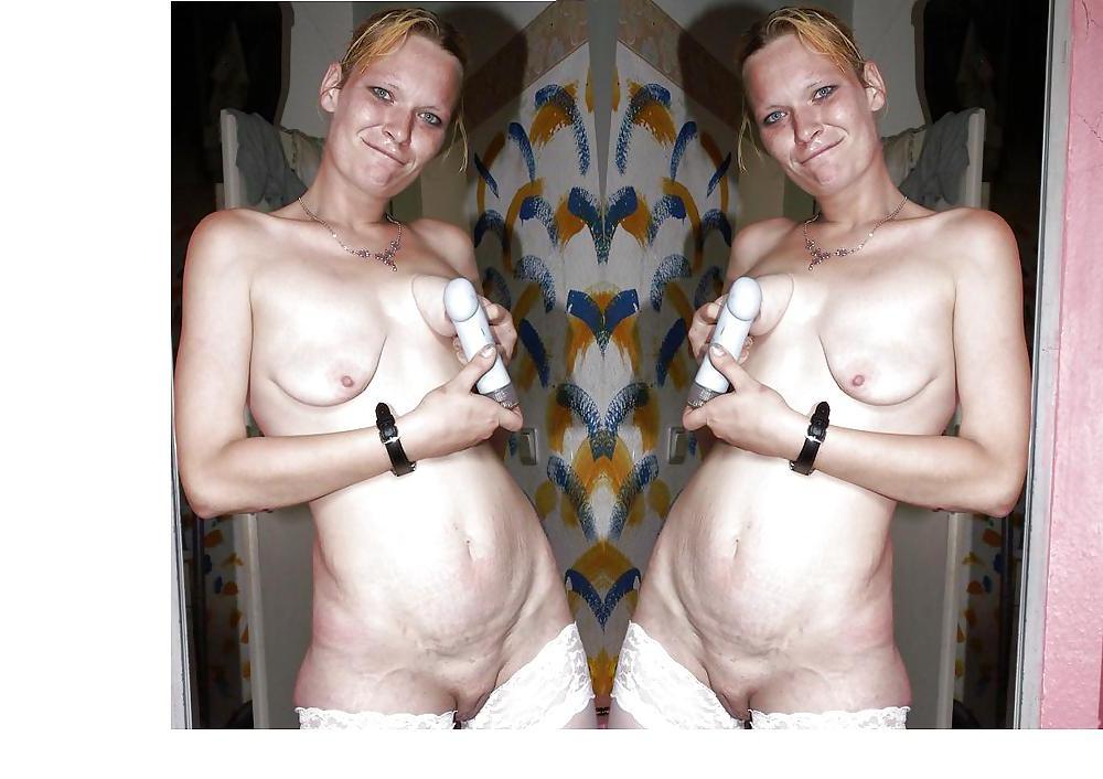 6P Double and more. Teen in jeans.Saggy. Karin spreizt.
