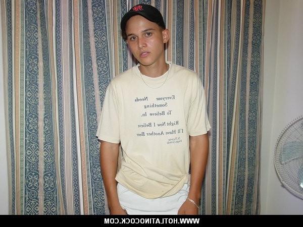 16P Hot Latino twink masturbating