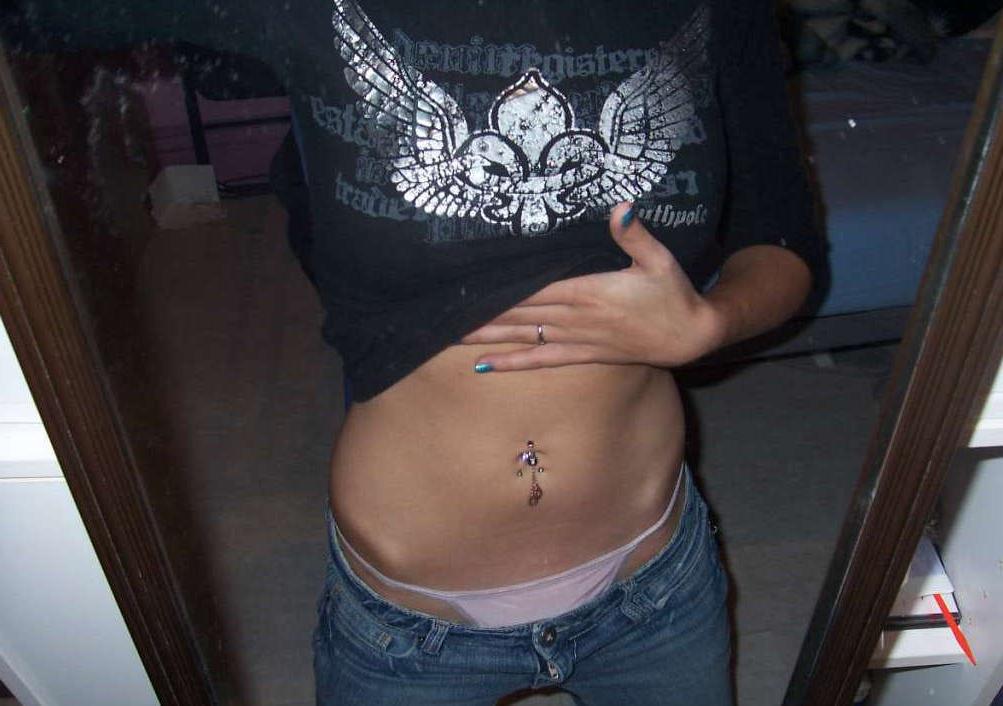 15P Self-shooting teen cutie posing seductively