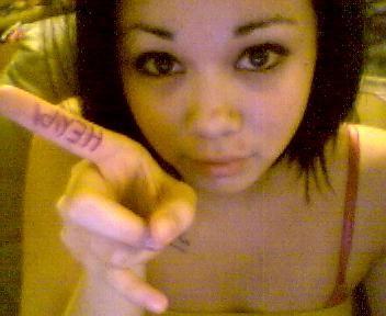 15P Asian teen tramp posing