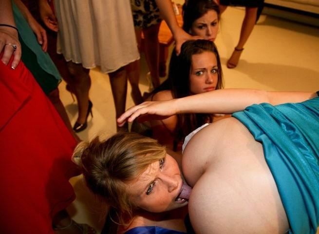 12P College Sisters strapped up and fucked new girls