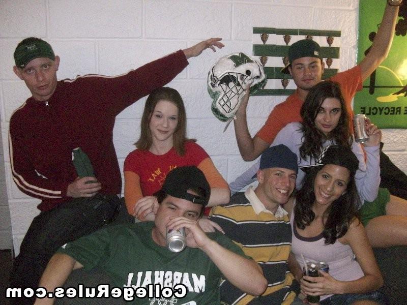 16P College twister party leads to a drunken orgy