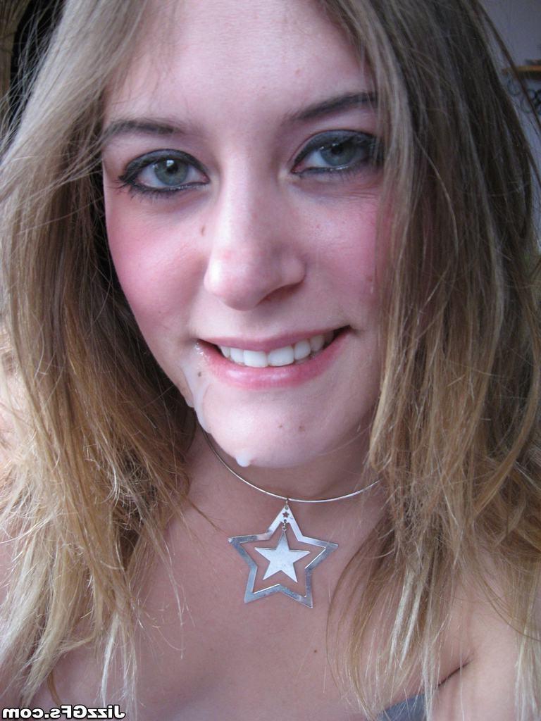 15P Teen girlfriend gives blowjob for facial cumshot in homemade pix