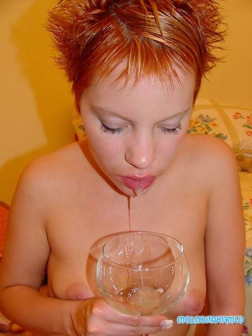 16P redhead teen blowjob and cumshot