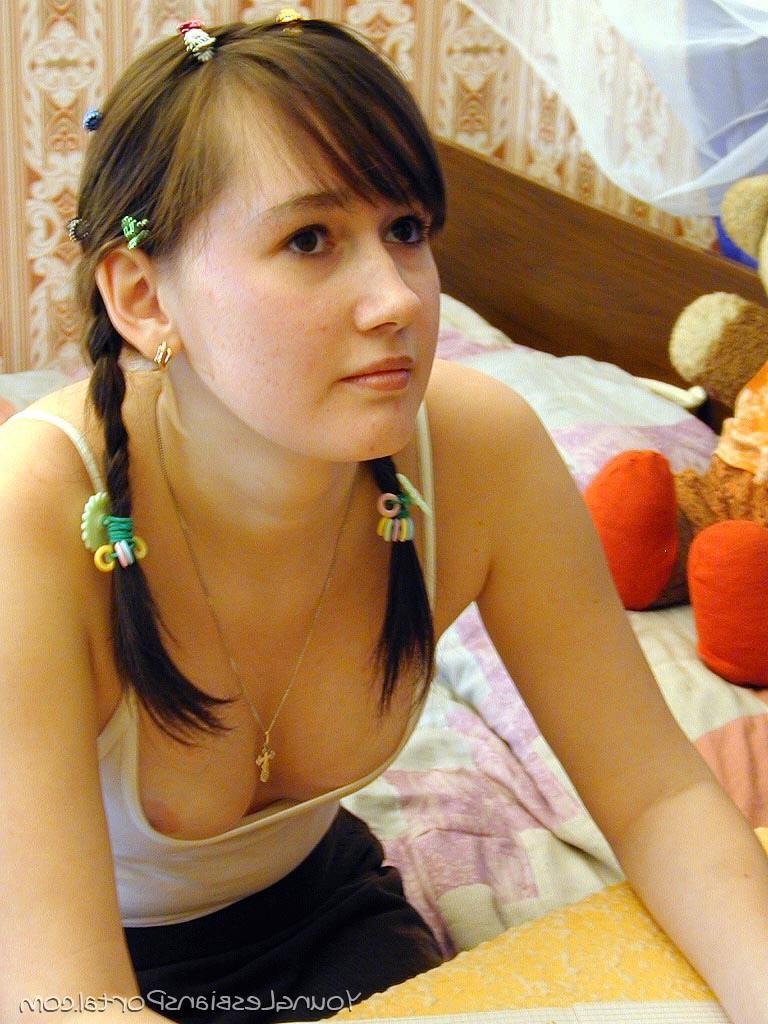 12P Two beautiful young lesbians enjoy stretching their pussies after doing their ho