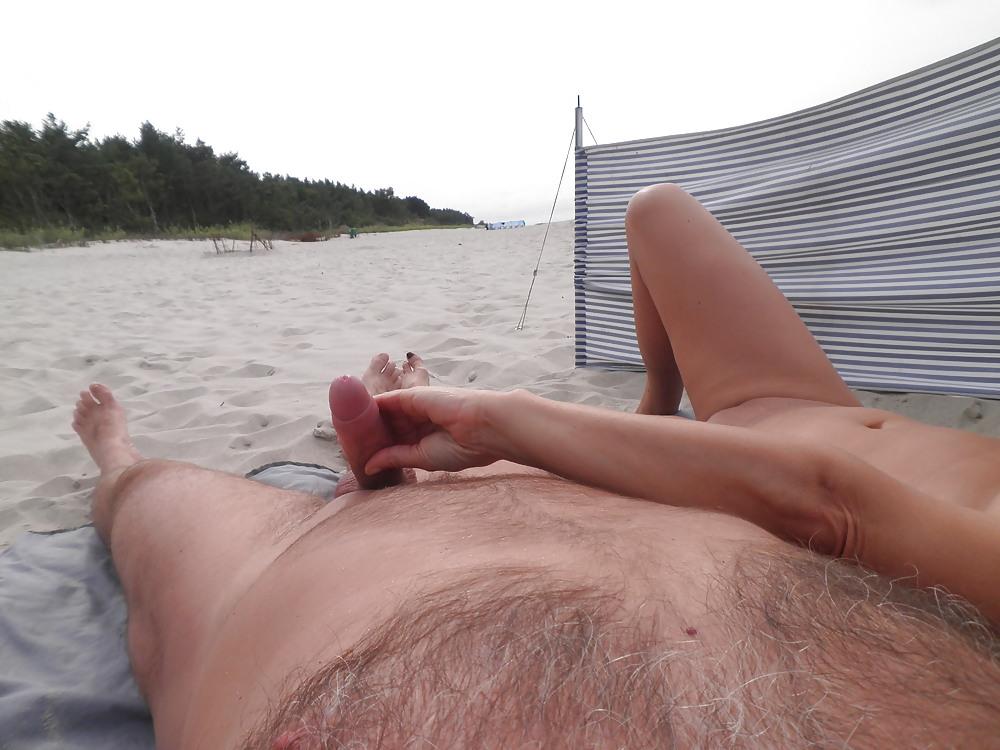 12P On a beach
