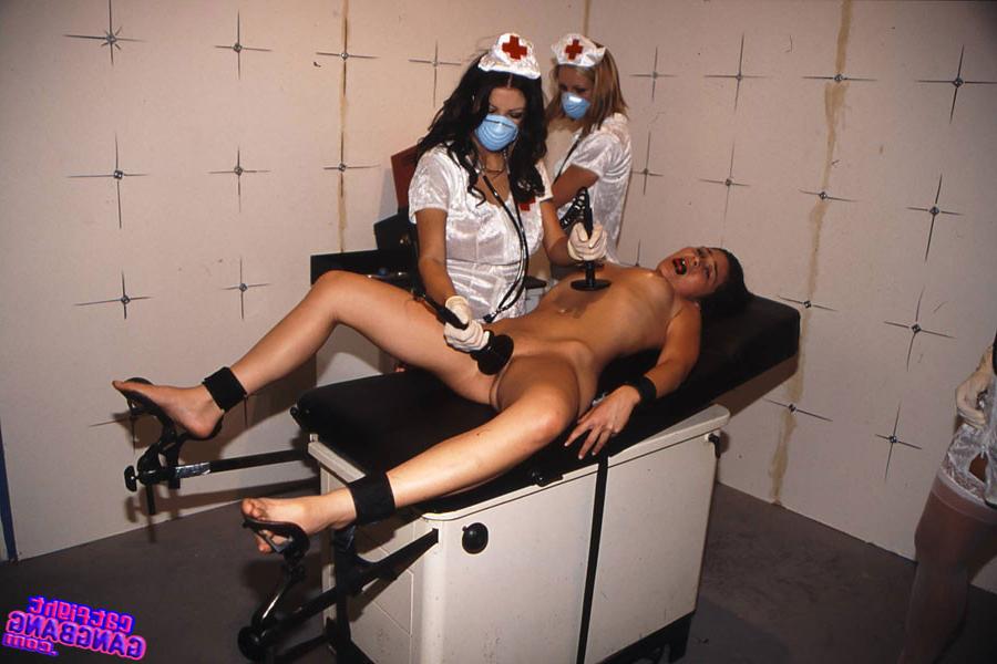 16P Group on naughty lesbian nurses wild lesbian action with toys