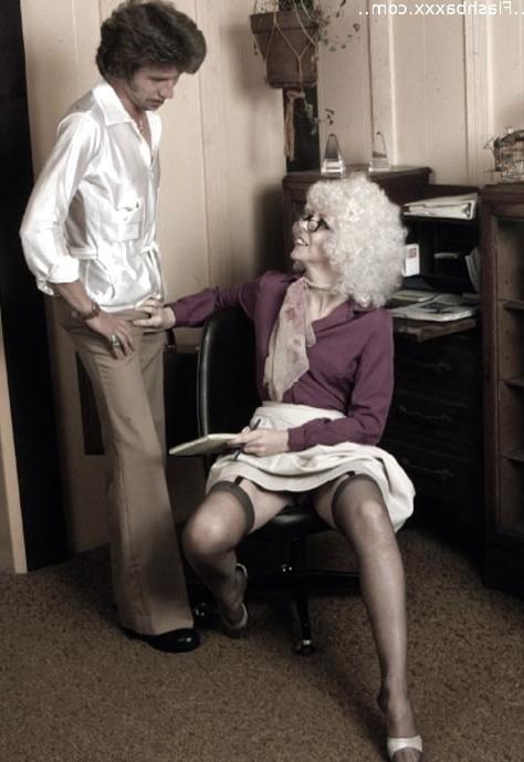 18P Frizzy hair secretary gets fucked hard in the 1970s