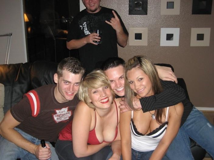 15P Drunk Naked College Coeds Party And Flash Perky Tits