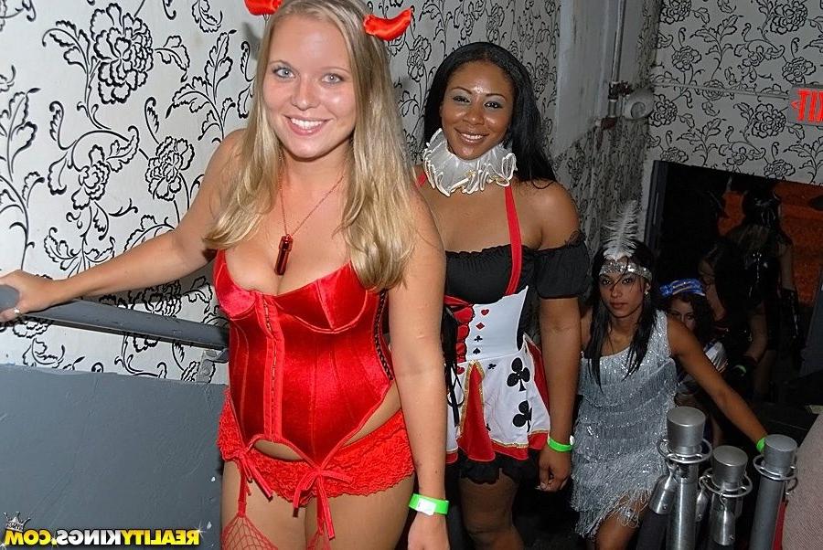 16P Holly Marie Bryn parties with booze and cocks