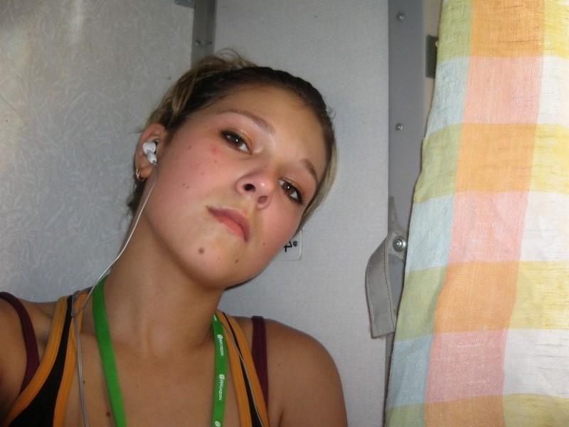 15P Gorgeous cute teen with big tits posing on camera
