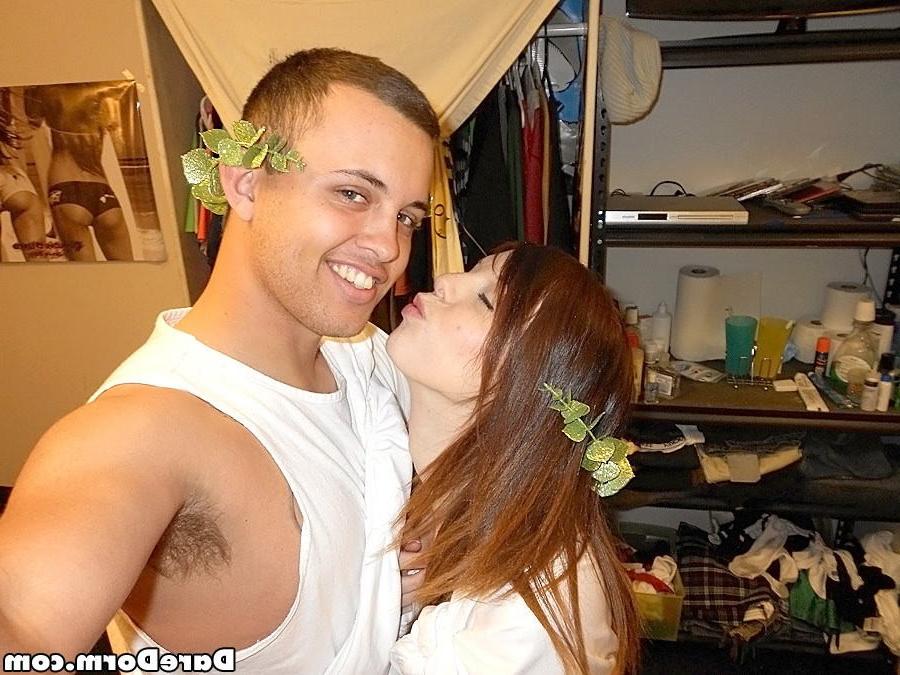 15P Drunk amateur college teen freshmen theme party