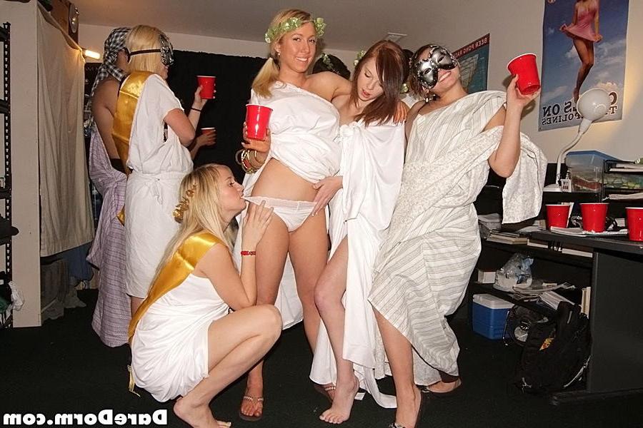 15P Drunk amateur college teen freshmen theme party
