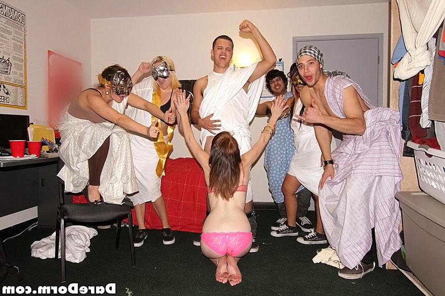 15P Drunk amateur college teen freshmen theme party