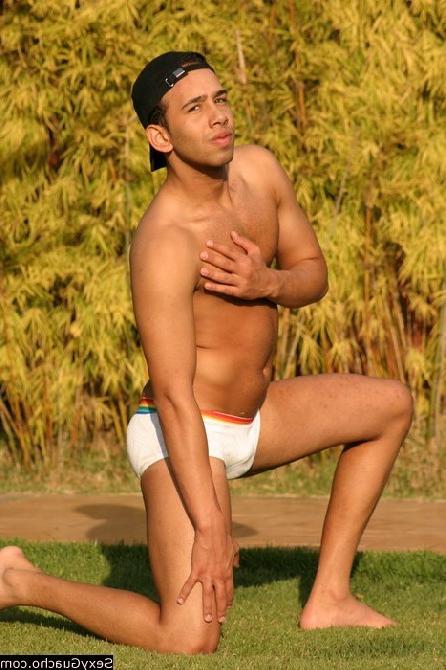 12P Cocky Latino poses all nude showing everything that he has to offer