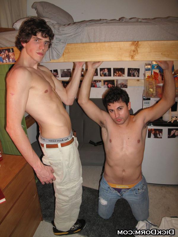 12P These young college boys share their cocks for the first time in these amateur d