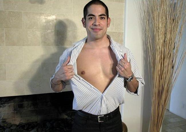 20P Fresh solidly built latin dude enjoys self fingering n dildoing