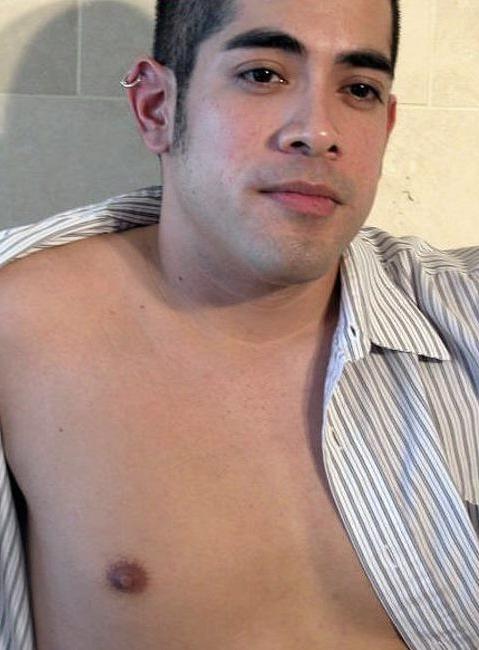 20P Fresh solidly built latin dude enjoys self fingering n dildoing