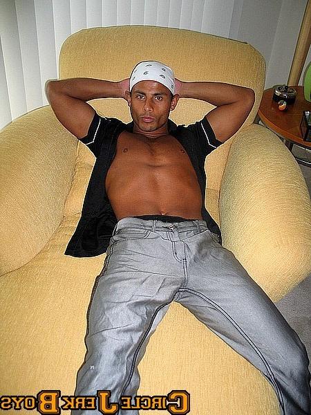 14P Latino stud with a huge hard chest