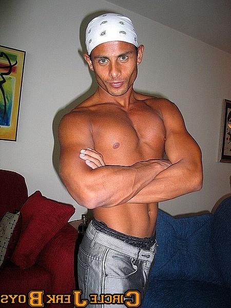 14P Latino stud with a huge hard chest