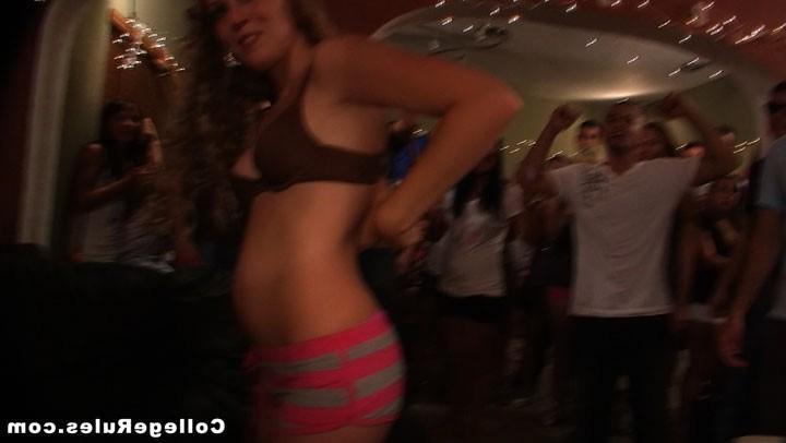 15P Naughty college girls were drunk and having girl to girl sex