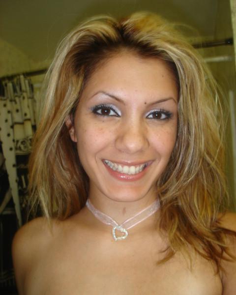 16P Sexy Latina cutie poses in lingerie