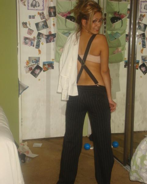 16P Sexy Latina cutie poses in lingerie