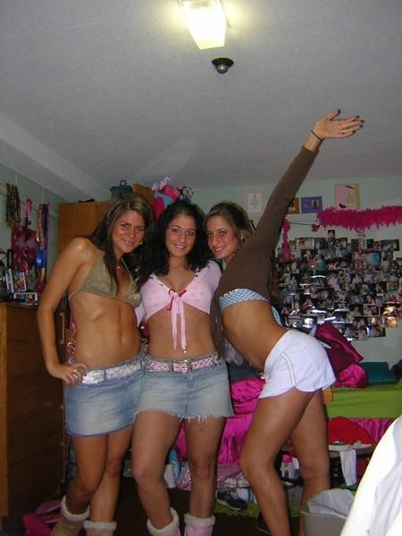 12P Naughty Girlfriends Party And Flash Hot Flesh