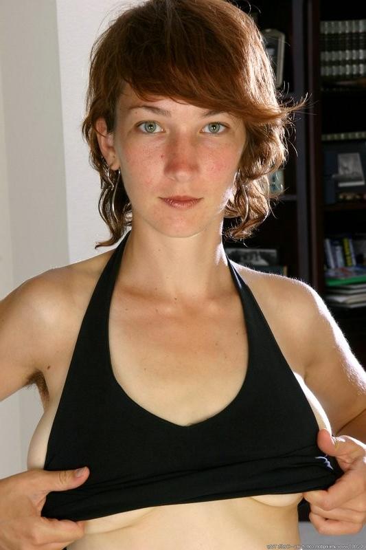 15P sweet natural hairy coed Alex shows off